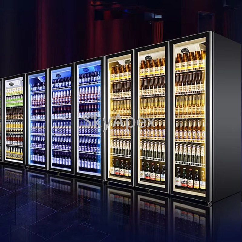 Wine Beer Supermarket - Refrigerador congelador de exhibición de cerveza