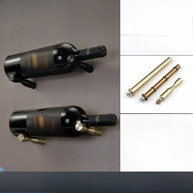 Wine Rack Wall Mount - 2 pares de botelleros de pared,