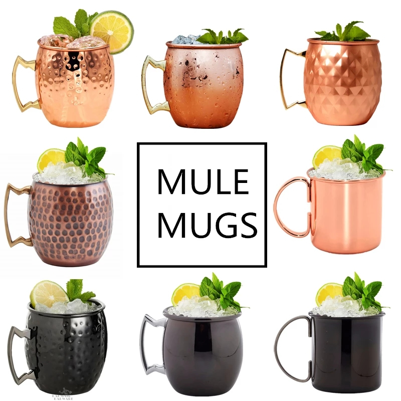 Wine Beer Coffee - Moscow Mule-taza de cobre de acero