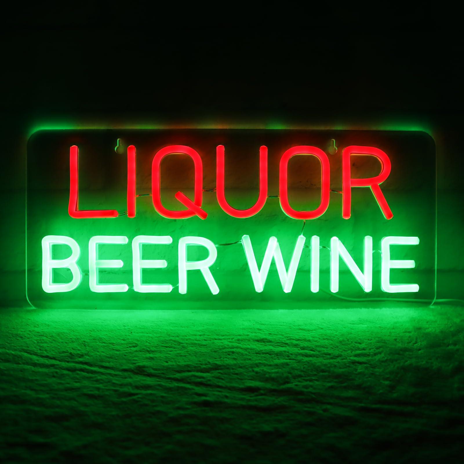Wine In Beer Store - Letreros de Neón de Licor, Cerveza