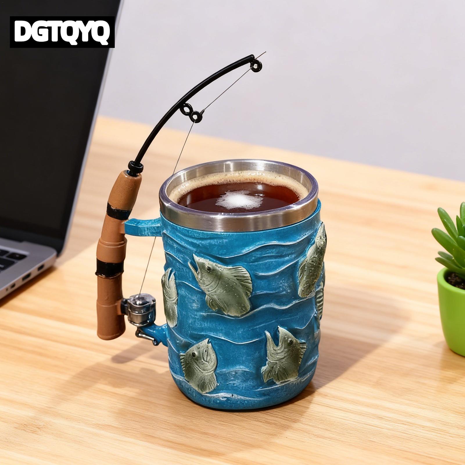 Wine Beer Coffee - Taza de Café de Resina 3D