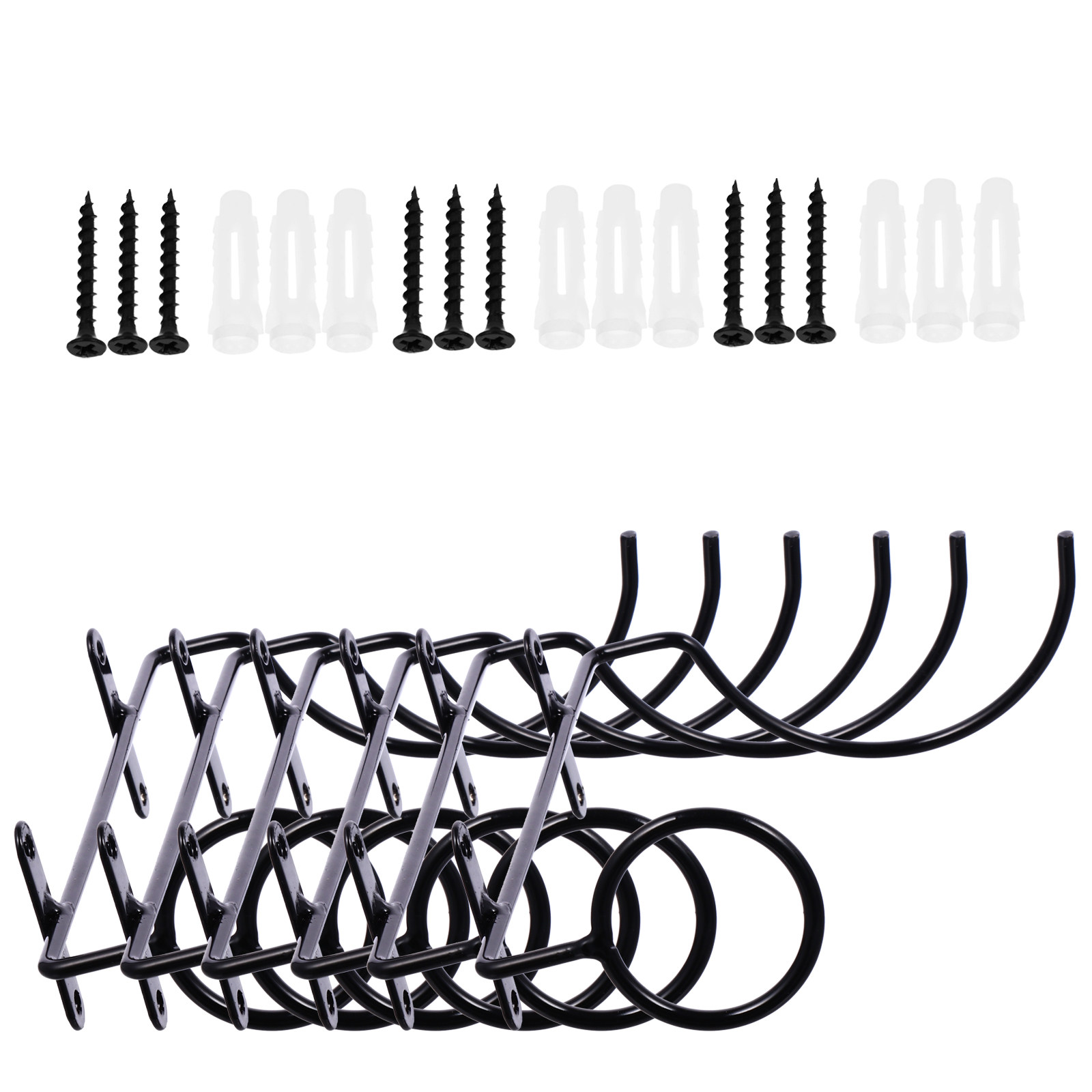 Estante de vino de hierro de 6 - Wine Rack Wall Mount reseña y precio