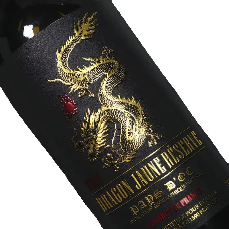 Etiqueta de Vino de Lujo Perso - Wine Beer Juice reseña y precio