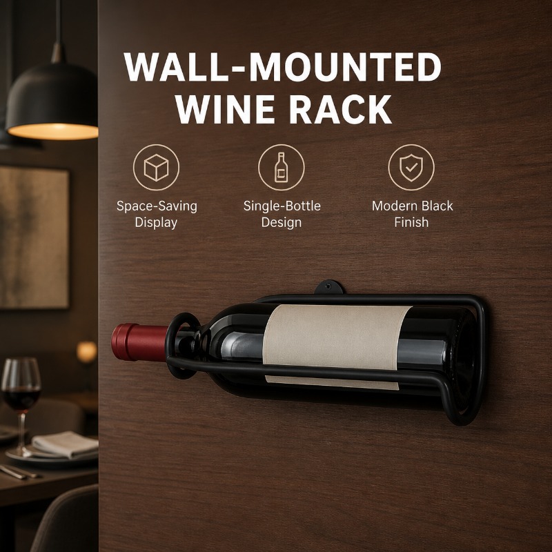 Estante de metal para vinos mo - Wine Rack Wall Mount reseña y precio