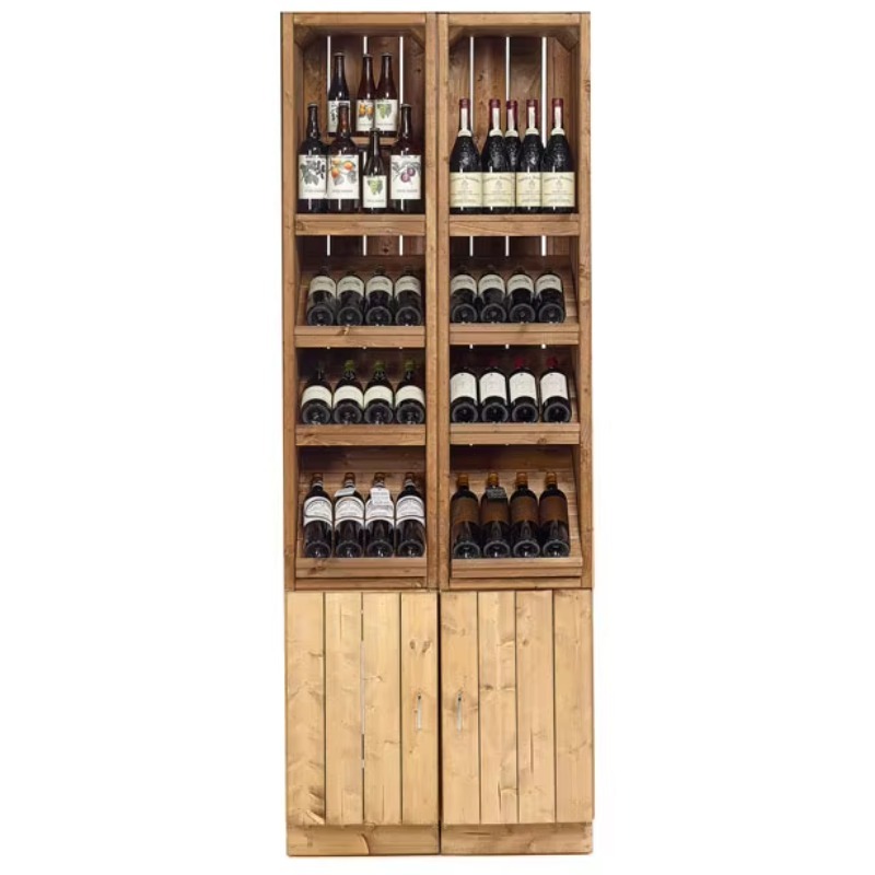 Mueble Bar de Vino de Madera C - Wine Beer Supermarket reseña y precio