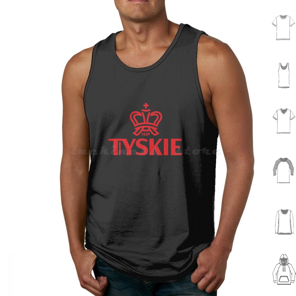 Camisetas sin mangas Tyskie co - Wine Vodka Beer reseña y precio