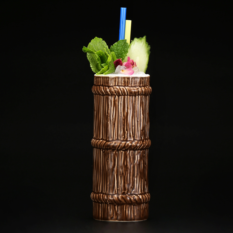 Taza Tiki de Cerámica de 410 m - Wine Beer Coffee reseña y precio