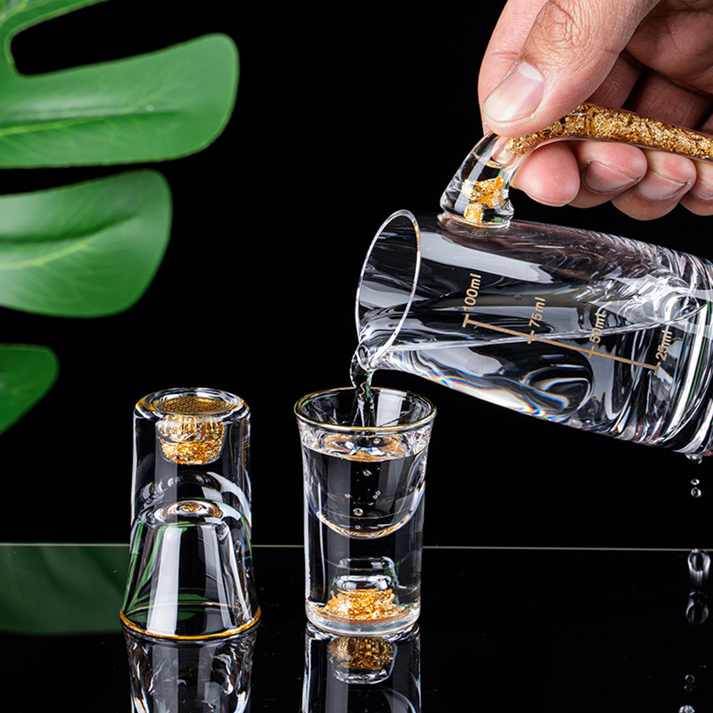 Juego de 2/7 Vasos Cortos de C - Wine Vodka Beer reseña y precio