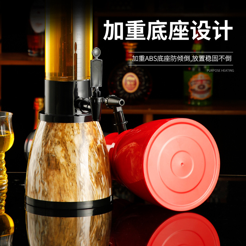 Cañón de cerveza comercial, co - Wine Beer Juice reseña y precio