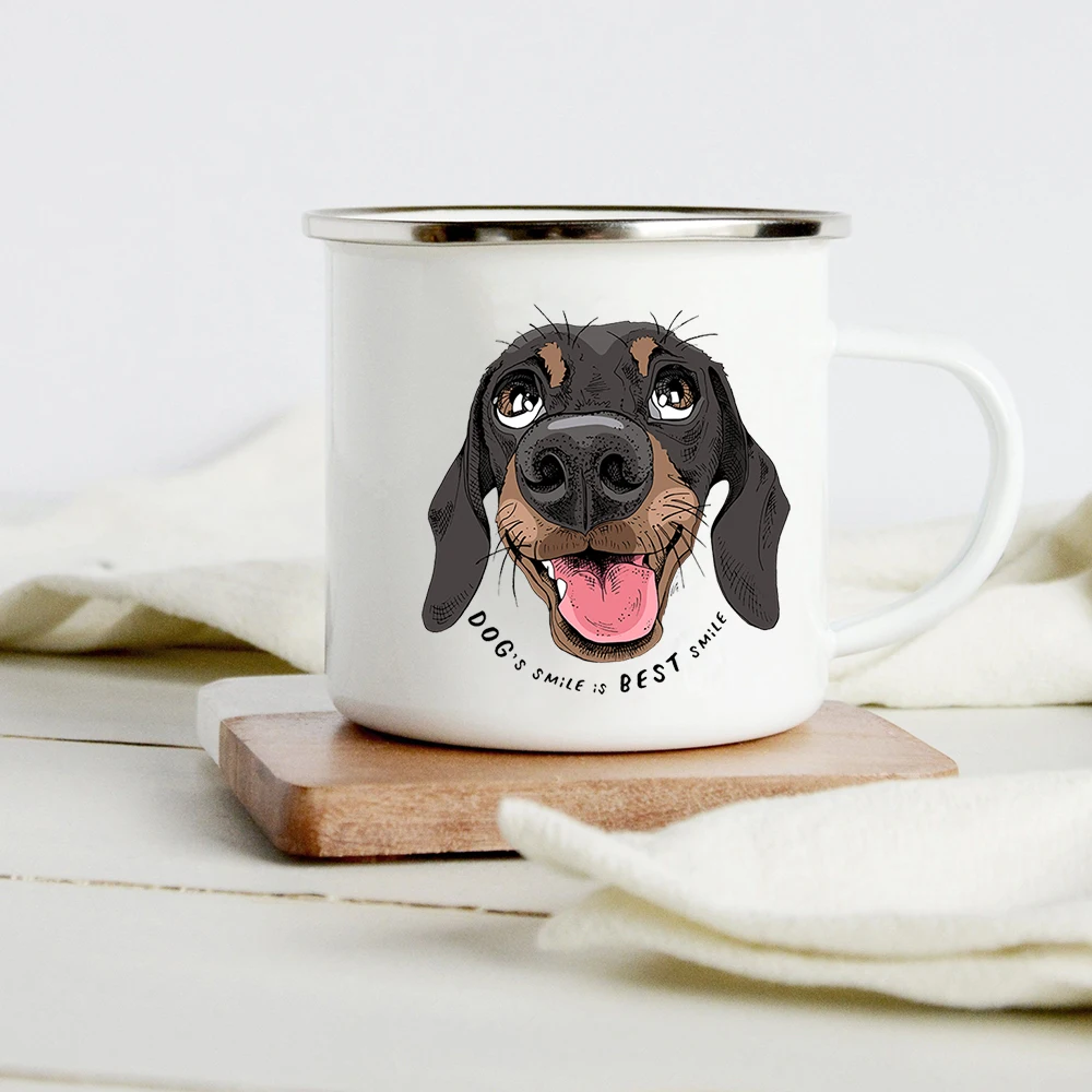 Taza esmaltada creativa con es - Wine Beer Coffee reseña y precio