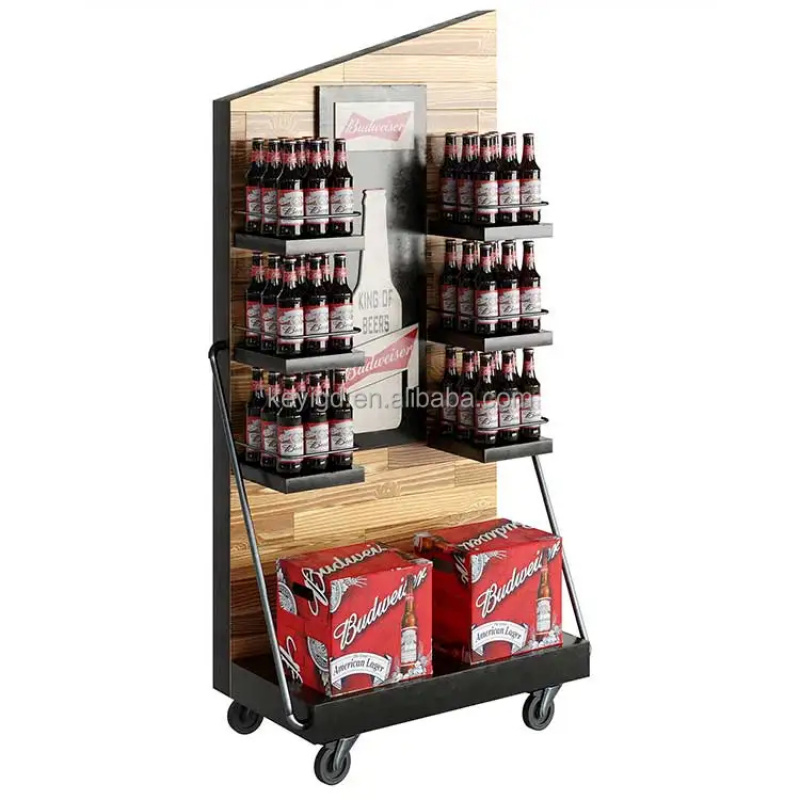 Exhibidor de vinos personaliza - Wine Beer Supermarket reseña y precio