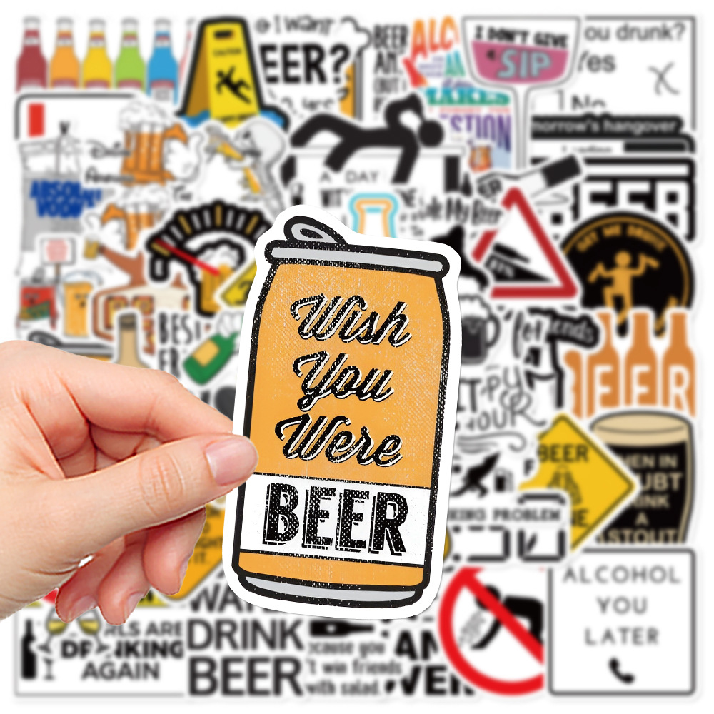 Pegatinas impermeables para de - Wine Vodka Beer reseña y precio