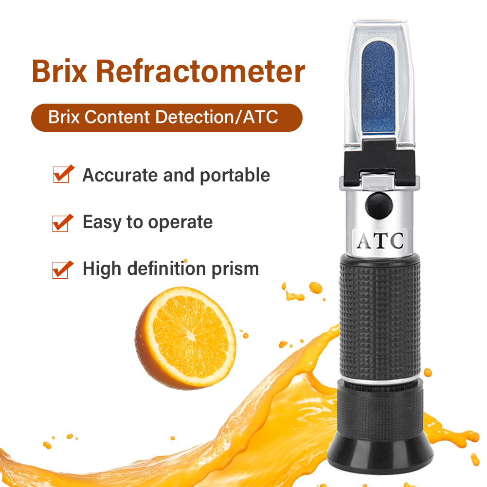 Refractómetro YIERYI Brix 0-20 - Wine Beer Juice reseña y precio