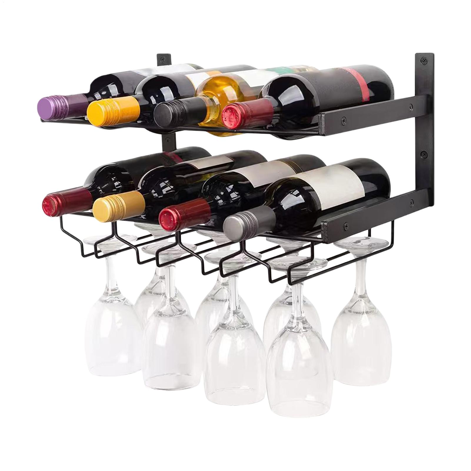 Estante para vino montado en l - Wine Rack Wall Mount reseña y precio