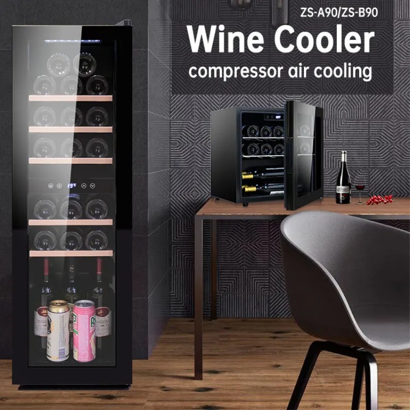 Enfriador de vidrio para super - Wine Beer Supermarket reseña y precio